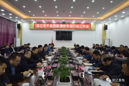 双辽市召开不良清收专项行动工作会议，推进金融风险防控