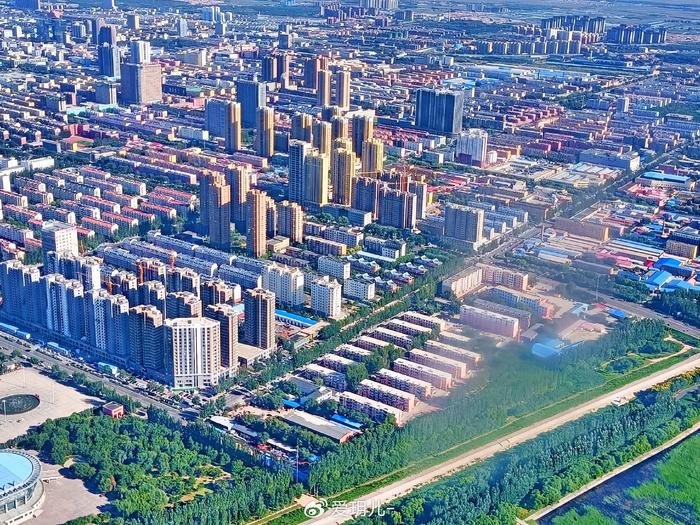 云端瞰通辽 碧空下崛起的草原新城